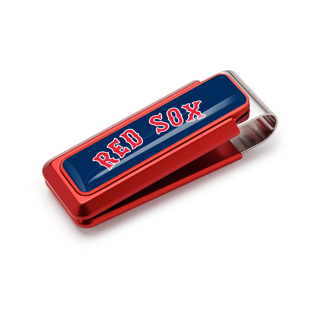 Boston Red Sox logo money clip with urethane coating