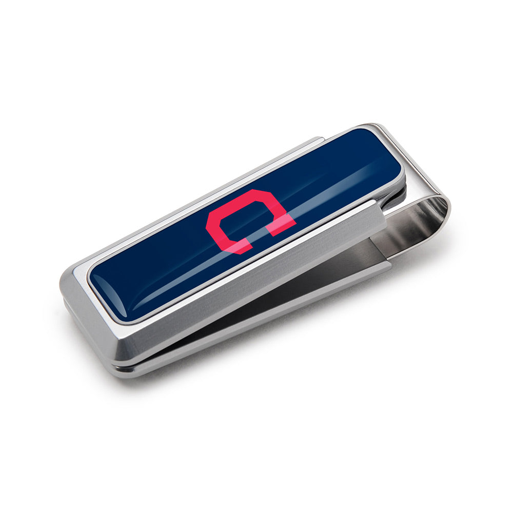 Cleveland Guardians logo money clip with urethane coating