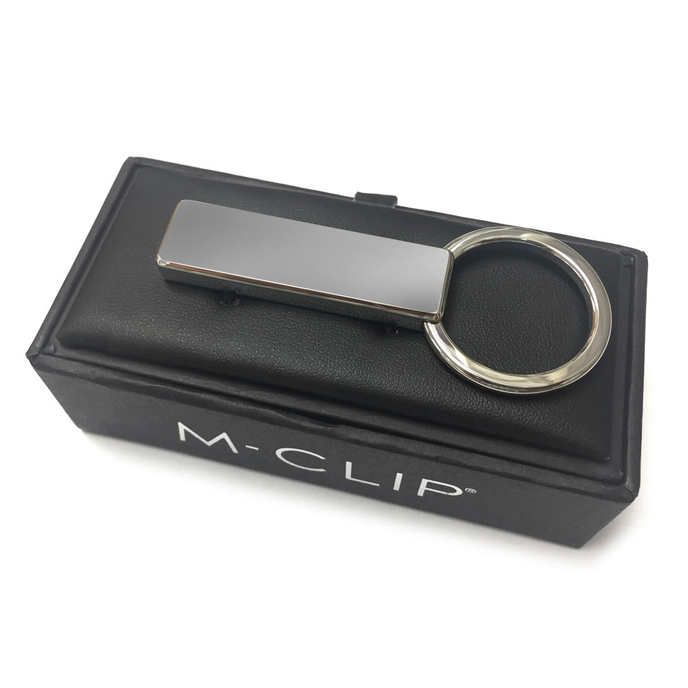 Bamboo wood keychain in gift box