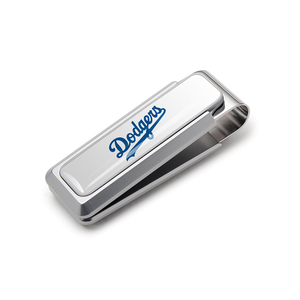 Los Angeles Dodgers logo money clip with urethane coating