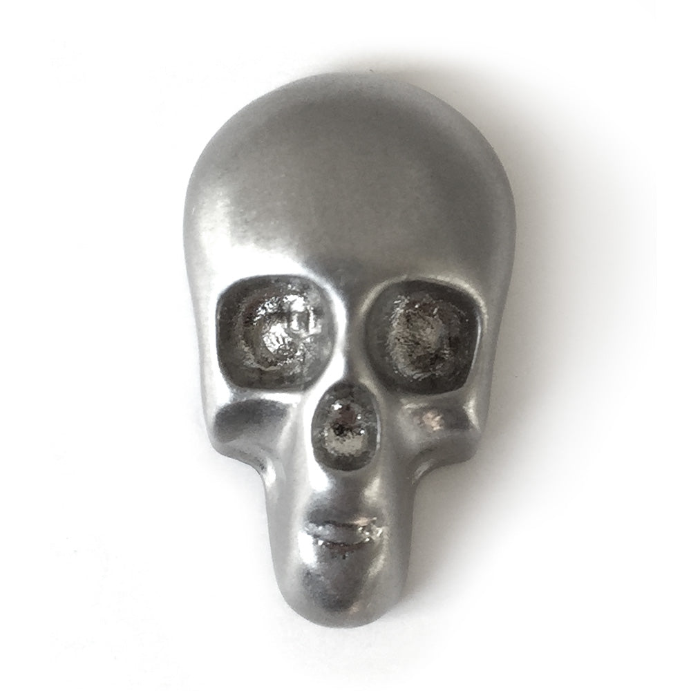 Antiqued skull magnetic lapel and tie pin