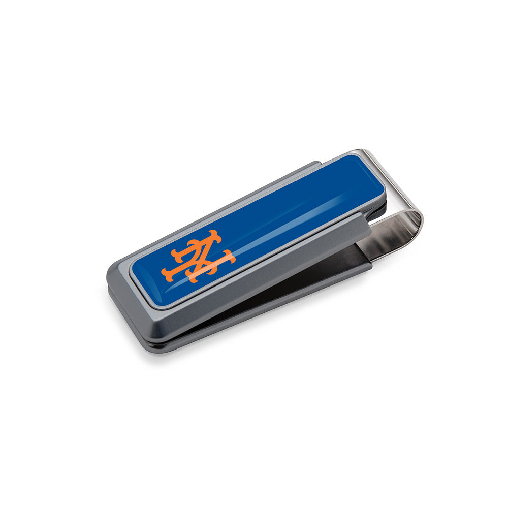 New York Mets logo money clip with urethane coating