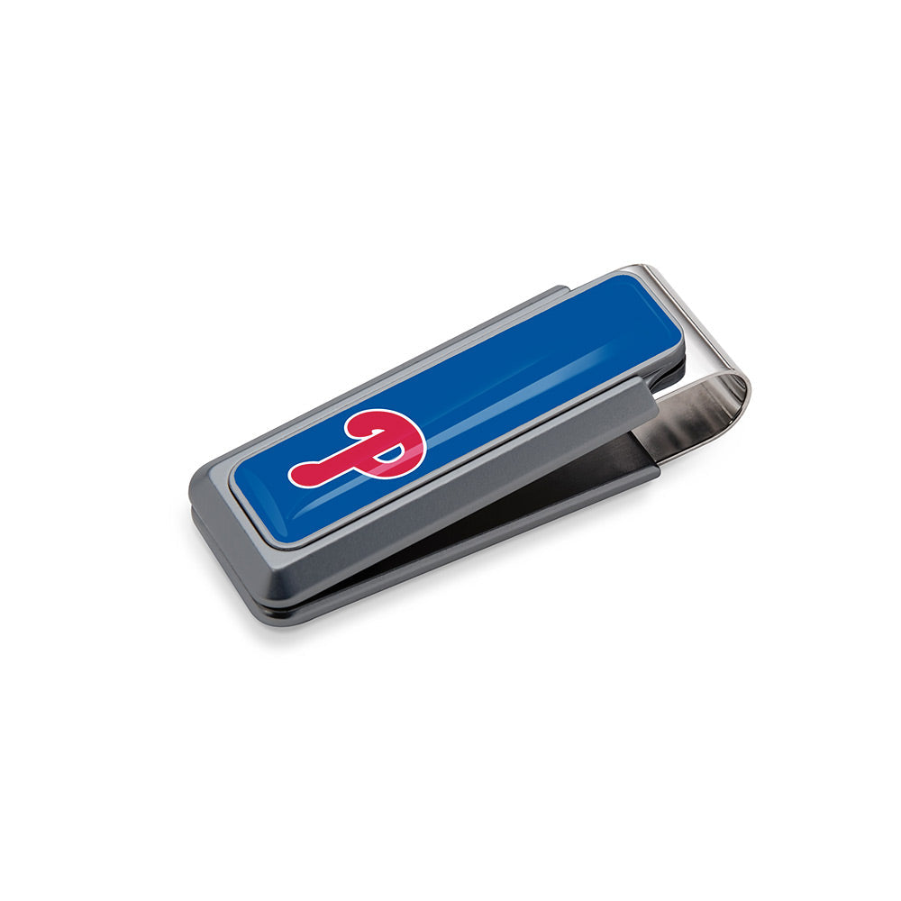 Philadelphia Phillies logo money clip with urethane coating
