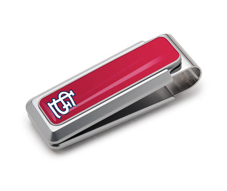 St. Louis Cardinals logo money clip with urethane coating
