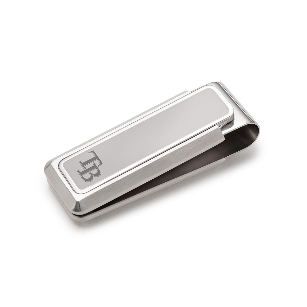 Tampa Bay Rays laser-engraved stainless money clip