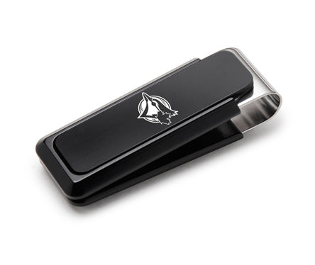 Toronto Blue Jays black solid slide money clip, laser engraved