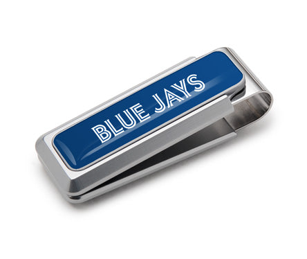 Toronto Blue Jays logo money clip with urethane coating