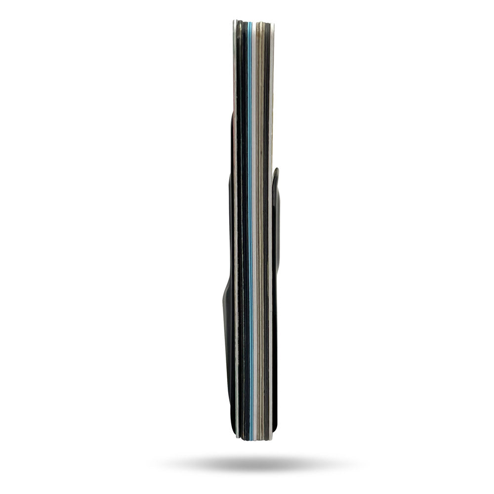 Silver Tightwad money clip size comparison