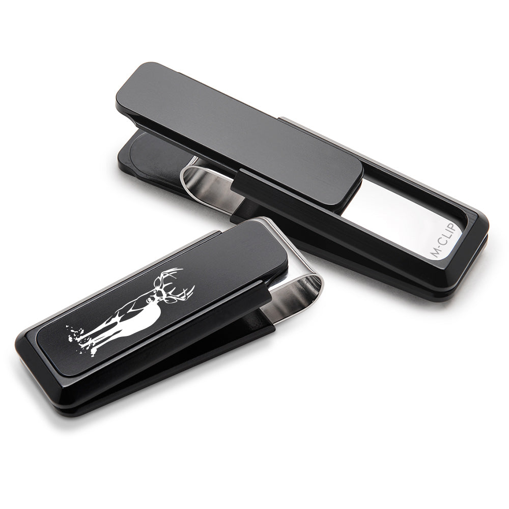 Sportsman Black Aluminum Money Clip