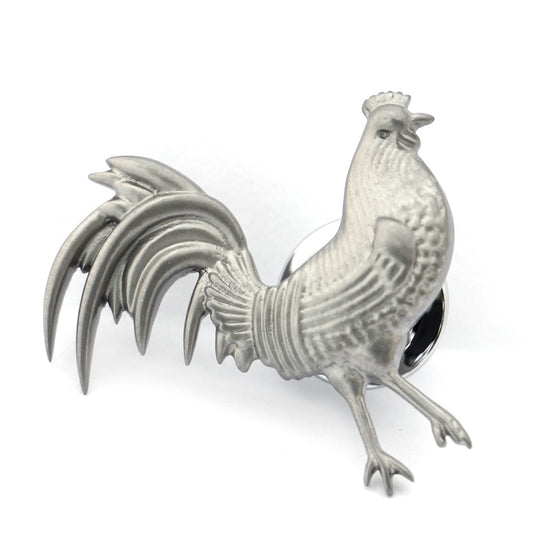 Rooster Pin - Antiqued