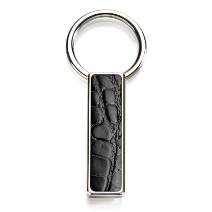 Black Alligator Key Ring