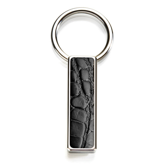 Black Alligator Key Ring