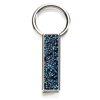 Blue Swarovski Crystal Key Ring