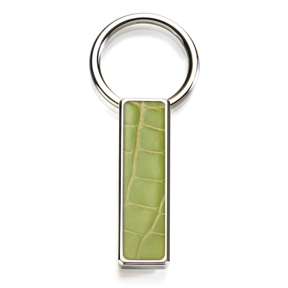 Light Green Alligator Key Ring