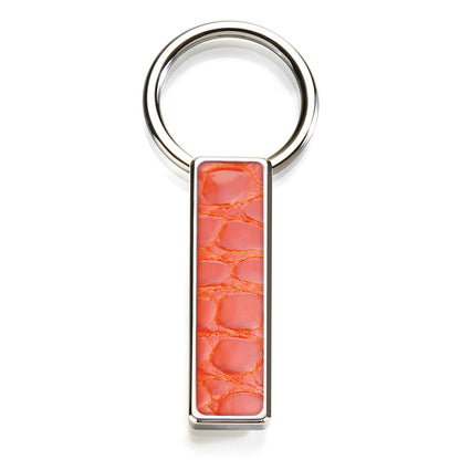 Orange Alligator Key Ring