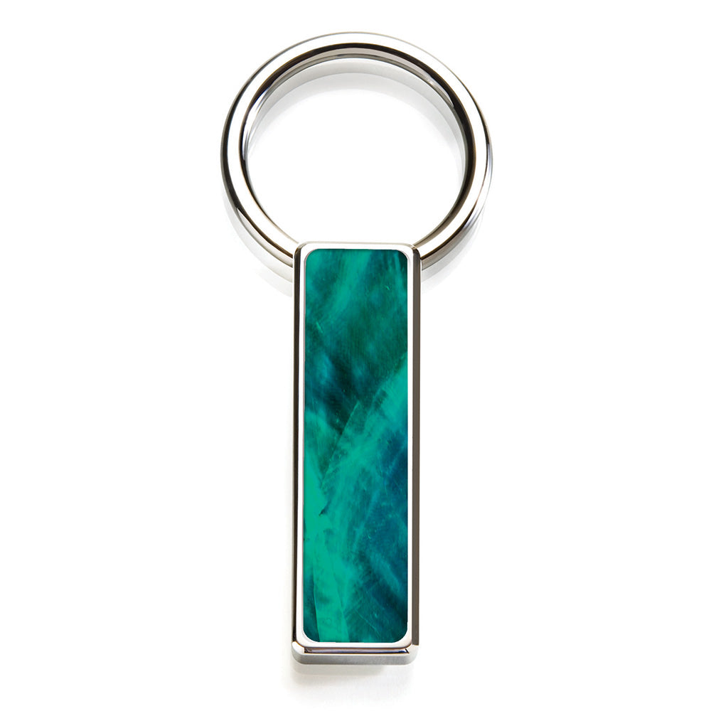 Teal Angel Wing Key Ring