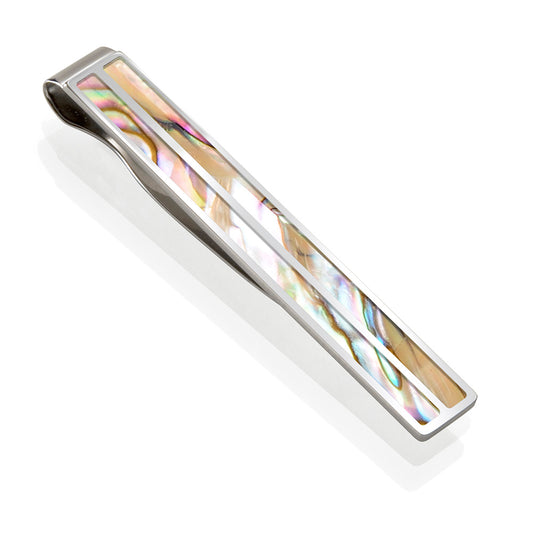 Yellow Abalone Tie Clip