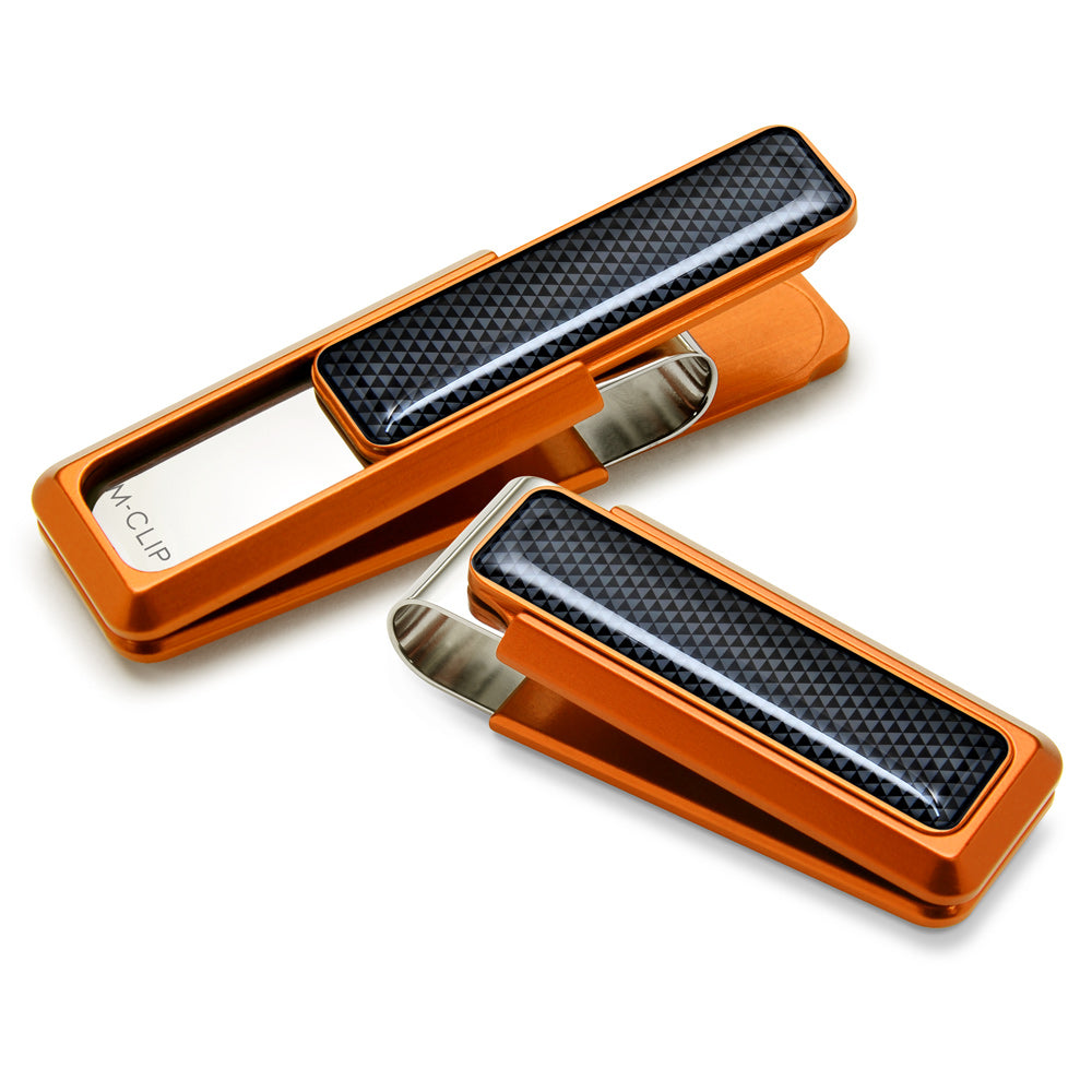 Orange Anodized Money Clip