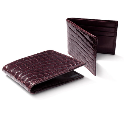 Dark Brown Alligator Wallet