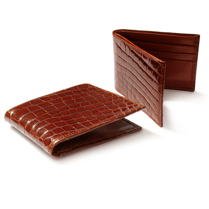 Cognac Alligator Wallet