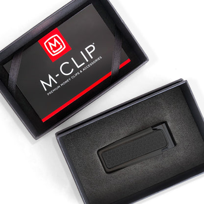 Stainless Blackout Honeycomb Money Clip