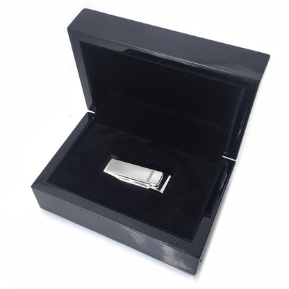 M-Clip money clip holding folded cash and cards