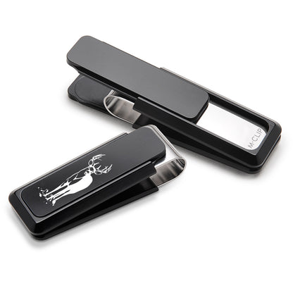 Sportsman Black Aluminum Money Clip