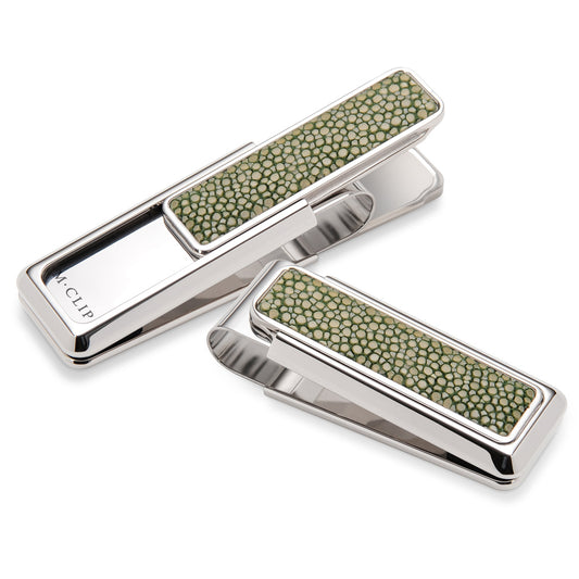 Stingray Dark Green Money Clip