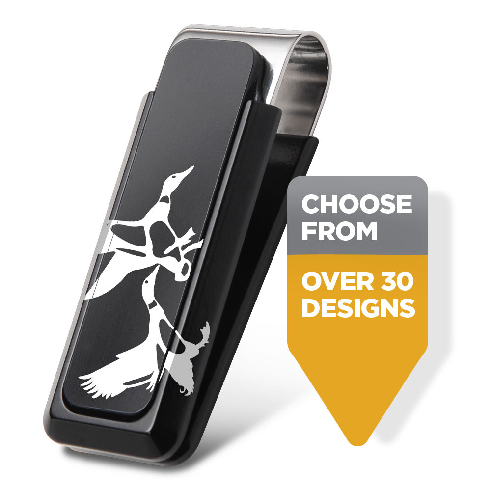 Sportsman Black Aluminum Money Clip